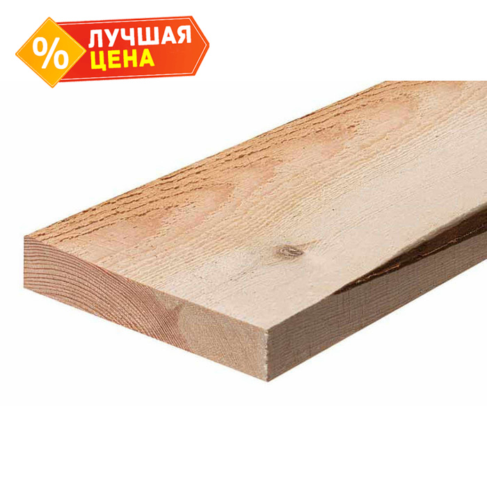 Доска обрезная сухая 40х120х3000 сорт 3-4